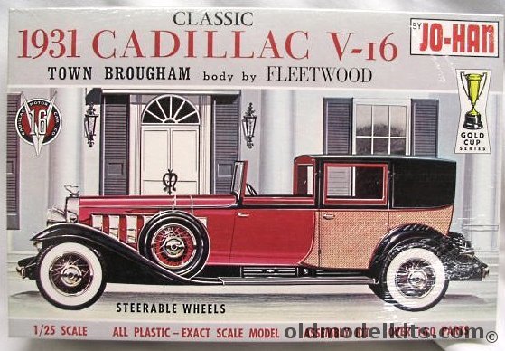 Jo-Han 1/25 1931 Cadillac V-16 Town Brougham Fleetwood Body, GC731-200 plastic model kit